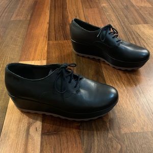Camper Laika Platform Oxford, Rubber Sole, Euro 40